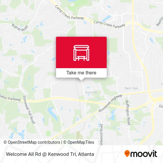 Welcome All Rd @ Kenwood Trl map