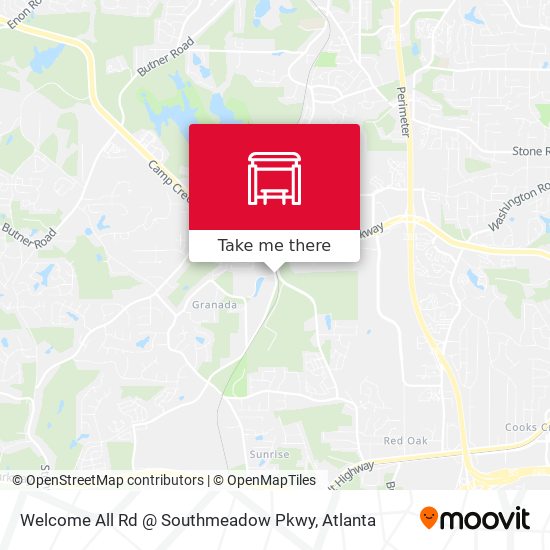 Mapa de Welcome All Rd @ Southmeadow Pkwy