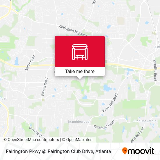 Mapa de Fairington Pkwy @ Fairington Club Drive