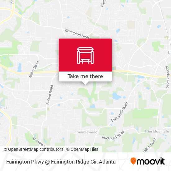 Mapa de Fairington Pkwy @ Fairington Ridge Cir