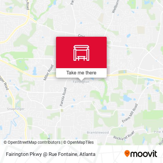 Mapa de Fairington Pkwy @ Rue Fontaine