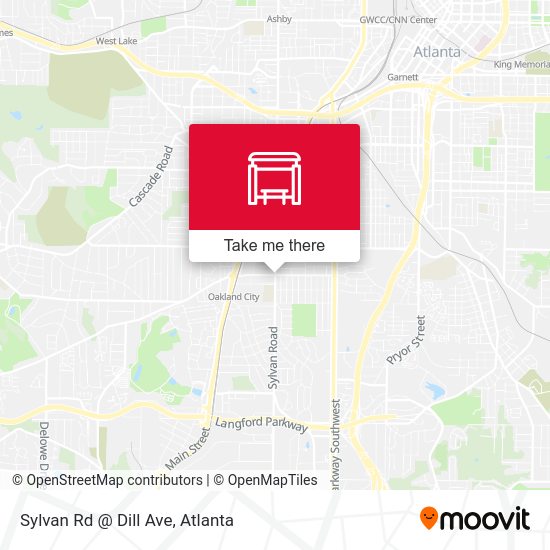Mapa de Sylvan Rd @ Dill Ave