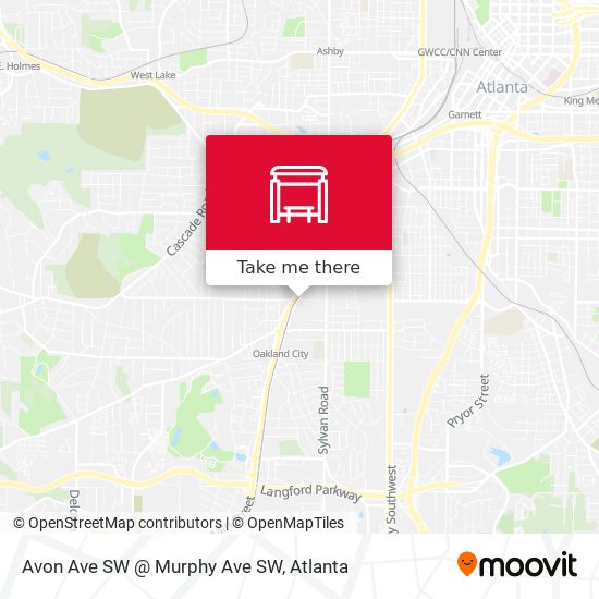 Avon Ave SW @ Murphy Ave SW map