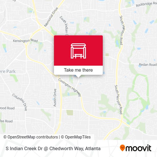 Mapa de S Indian Creek Dr @ Chedworth Way