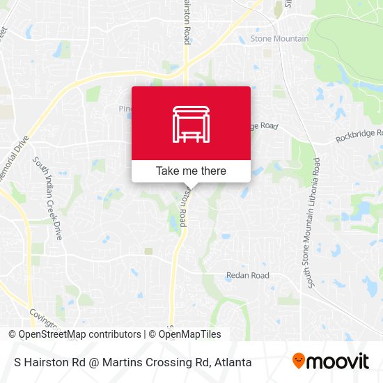 S Hairston Rd @ Martins Crossing Rd map