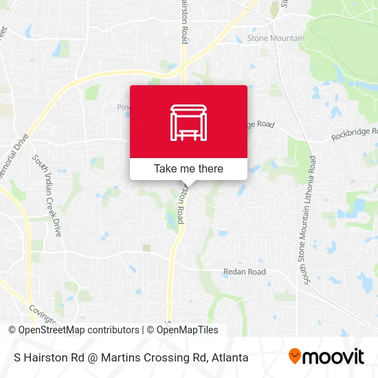 S Hairston Rd @ Martins Crossing Rd map
