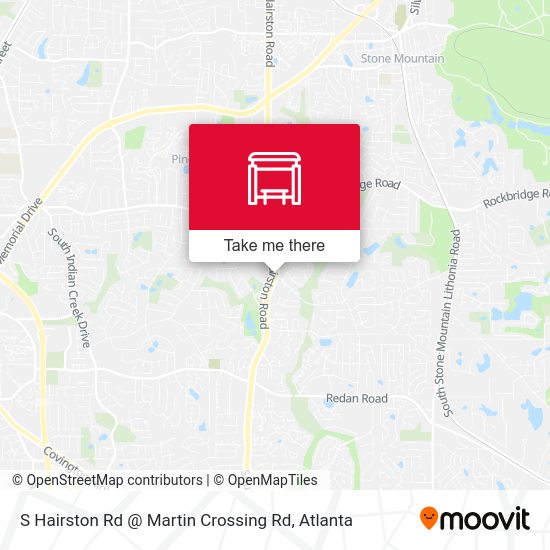 S Hairston Rd @ Martin Crossing Rd map