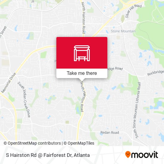 S Hairston Rd @ Fairforest Dr map