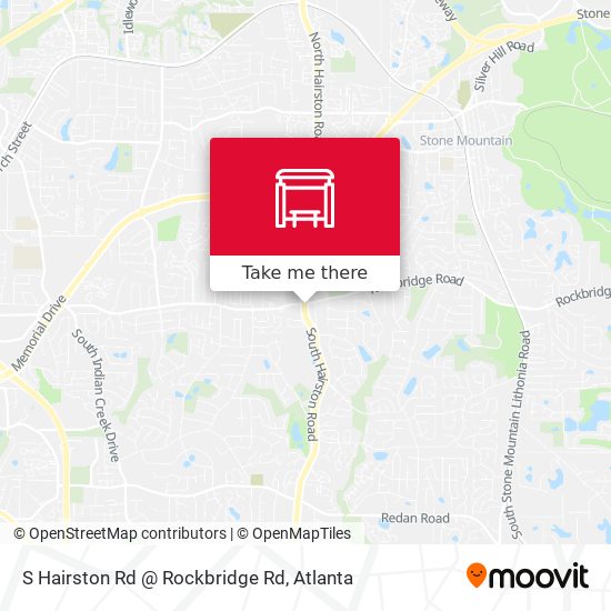 Mapa de S Hairston Rd @ Rockbridge Rd