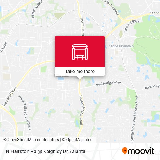 Mapa de N Hairston Rd @ Keighley Dr