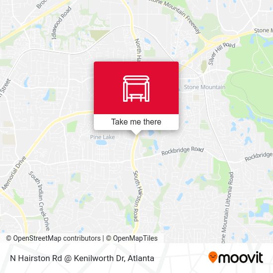 N Hairston Rd @ Kenilworth Dr map