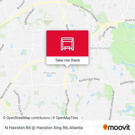 Mapa de N Hairston Rd @ Hairston Xing Rd
