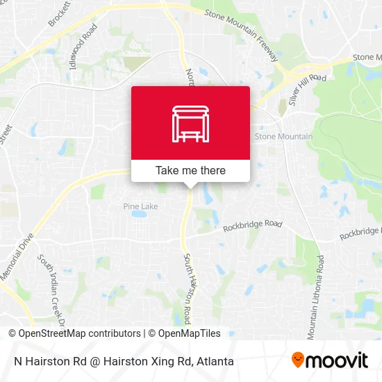 N Hairston Rd @ Hairston Xing Rd map