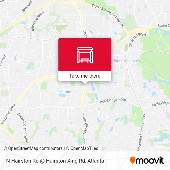 Mapa de N Hairston Rd @ Hairston Xing Rd
