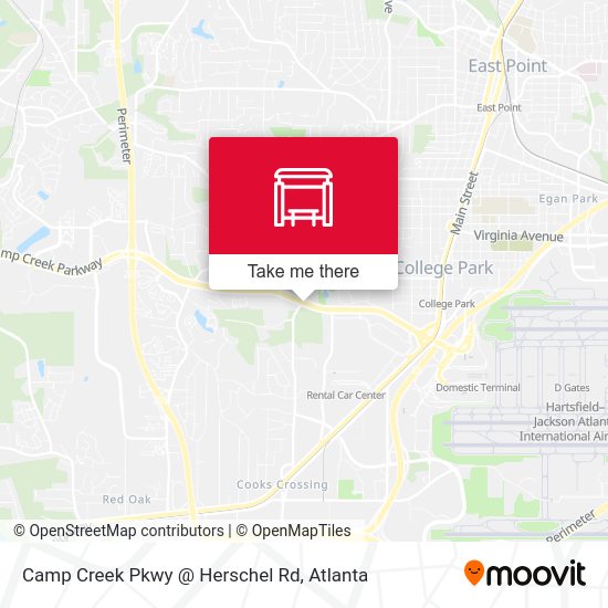 Camp Creek Pkwy @ Herschel Rd map