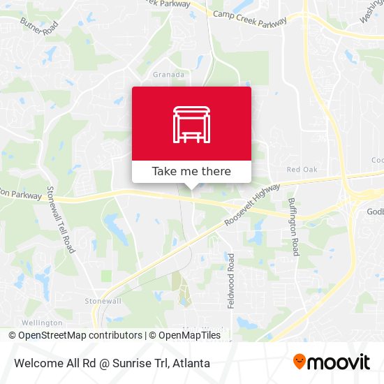 Welcome All Rd @ Sunrise Trl map