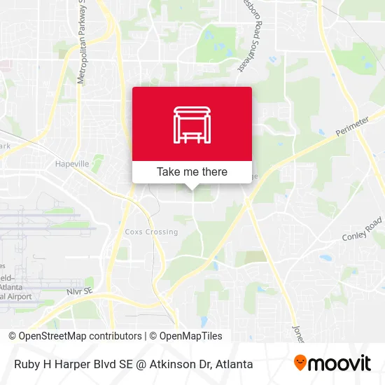 Mapa de Ruby H Harper Blvd SE @ Atkinson Dr