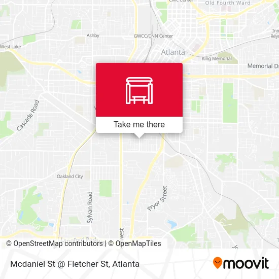 Mapa de Mcdaniel St @ Fletcher St