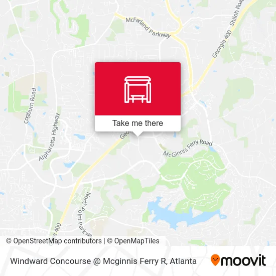 Windward Concourse @ Mcginnis Ferry R map