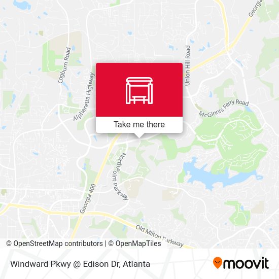 Mapa de Windward Pkwy @ Edison Dr