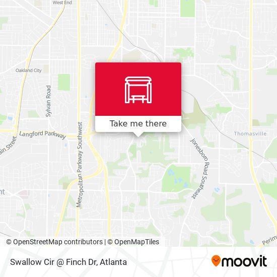 Swallow Cir @ Finch Dr map