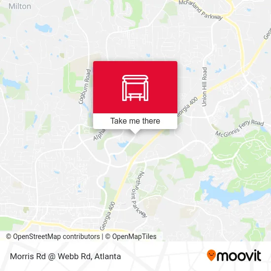 Morris Rd @ Webb Rd map