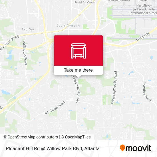 Pleasant Hill Rd @ Willow Park Blvd map
