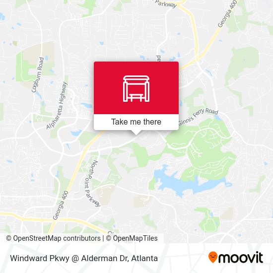 Windward Pkwy @ Alderman Dr map