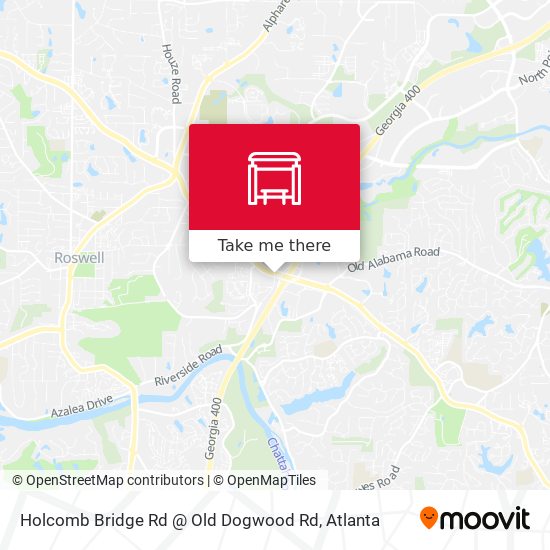Mapa de Holcomb Bridge Rd @ Old Dogwood Rd