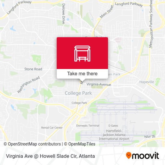Virginia Ave @ Howell Slade Cir map