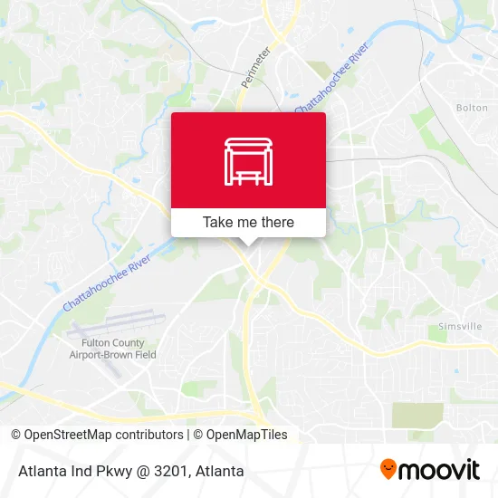 Mapa de Atlanta Ind Pkwy @ 3201