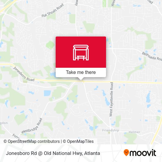 Mapa de Jonesboro Rd @ Old National Hwy