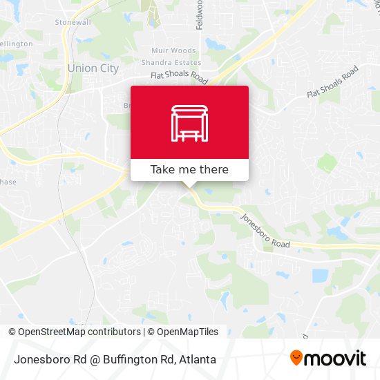Mapa de Jonesboro Rd @ Buffington Rd