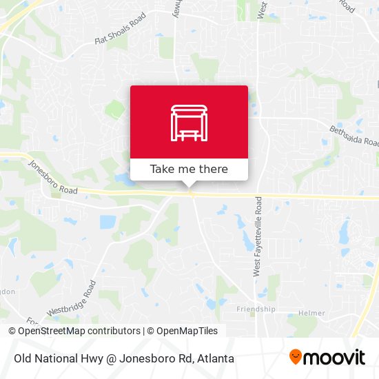 Old National Hwy @ Jonesboro Rd map