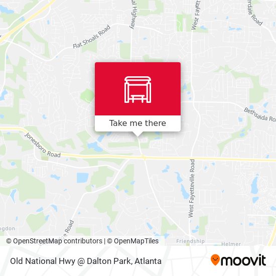 Mapa de Old National Hwy @ Dalton Park