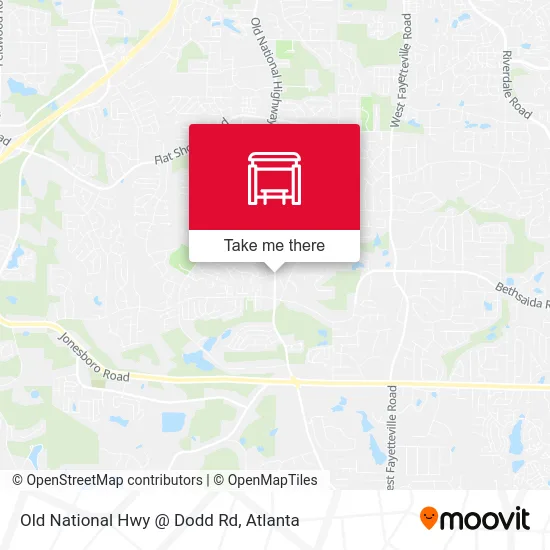 Old National Hwy @ Dodd Rd map