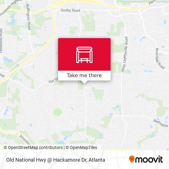 Mapa de Old National Hwy @ Hackamore Dr