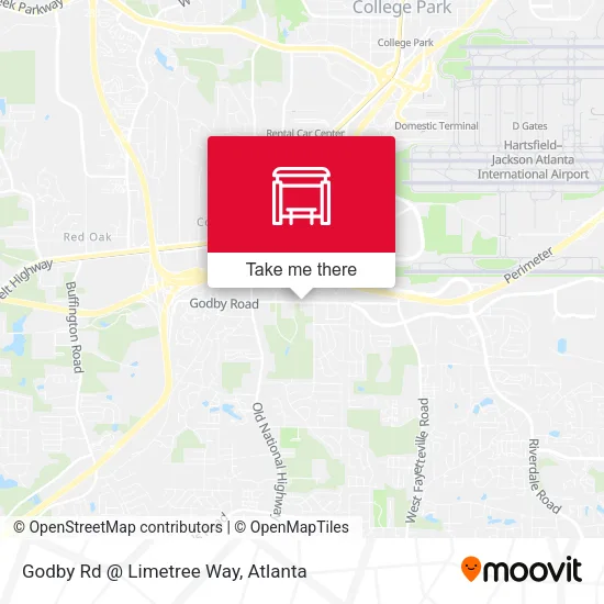 Godby Rd @ Limetree Way map
