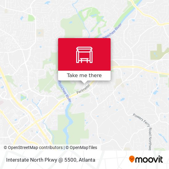 Interstate North Pkwy @ 5500 map
