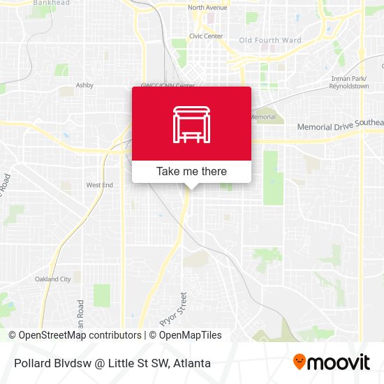 Mapa de Pollard Blvdsw @ Little St SW