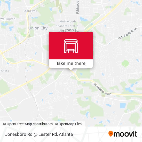 Jonesboro Rd @ Lester Rd map