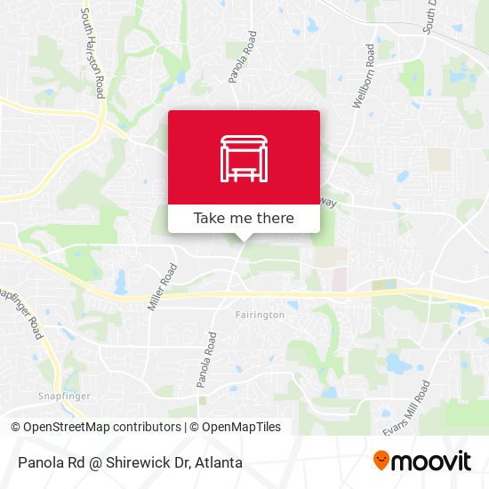 Panola Rd @ Shirewick Dr map