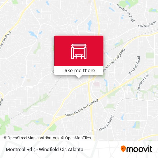 Montreal Rd @ Windfield Cir map