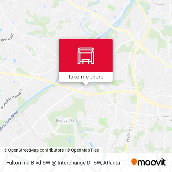 Fulton Ind Blvd SW @ Interchange Dr SW map