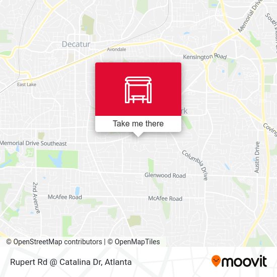 Mapa de Rupert Rd @ Catalina Dr