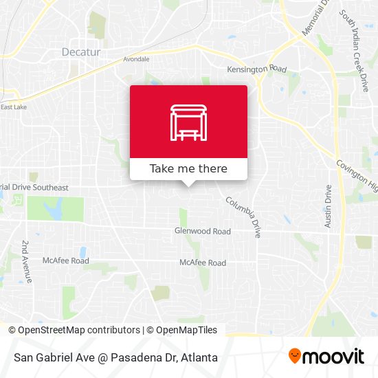 San Gabriel Ave @ Pasadena Dr map