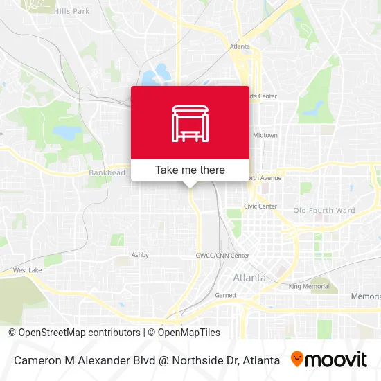 Cameron M Alexander Blvd @ Northside Dr map