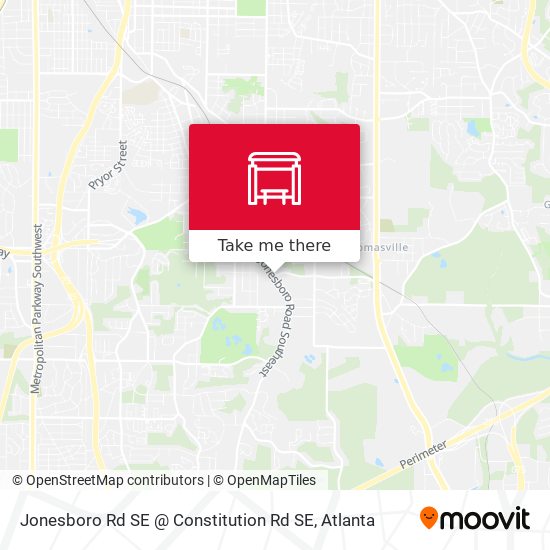 Jonesboro Rd SE @ Constitution Rd SE map