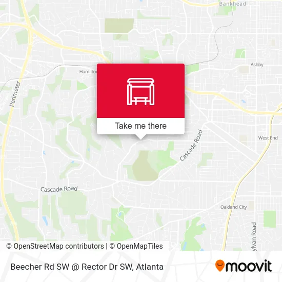 Mapa de Beecher Rd SW @ Rector Dr SW