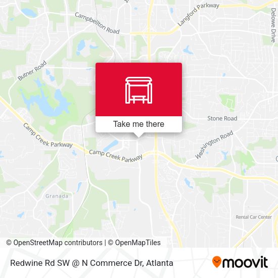 Mapa de Redwine Rd SW @ N Commerce Dr